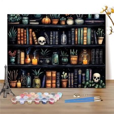 Malen Nach Zahlen Erwachsenen Halloween Leinwand 50x40cm Bastelset DIY