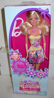 #5823 NRFB Mattel Easter Series 2013 Easter Sweetie Barbie Doll Special Edition