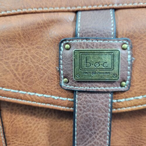 Cartera Bandolera B.O.C Born Marrón Cuero Sintético Talla 12"x8.5"x2" 11325-M1Clo2 - Imagen 3 de 11
