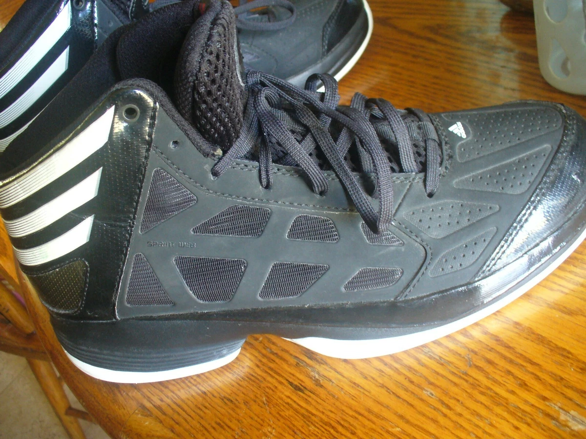 Adidas Sprint Web Mens Black/White High Top Shoes Size 8. NICE | eBay