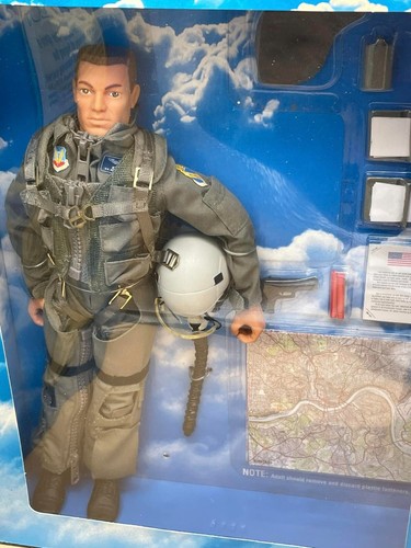 1996 Limited Edition G.I. Joe F-15E Pilot braunes Haar FAO schwarz Sammler - Bild 5 von 9