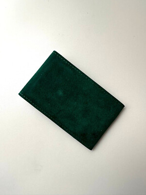 Rolex OEM Green Suede Travel Pouch Plus Divider Card - Service