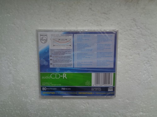 20 CD-R Audio PHILIPS 80 - CD R 80min / 700MB Neuf - Photo 3/4