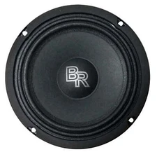 BR 6.5" HIgh-Performance Shallow-Mount Mid-Range Speaker 160W RMS 8-Ohms BRM6Sv2