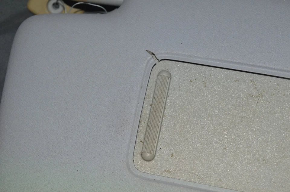 99-03 Mercedes CLK320 convertible parasoles lado conductor/pasajero gris #G12 Foto 2 de 3