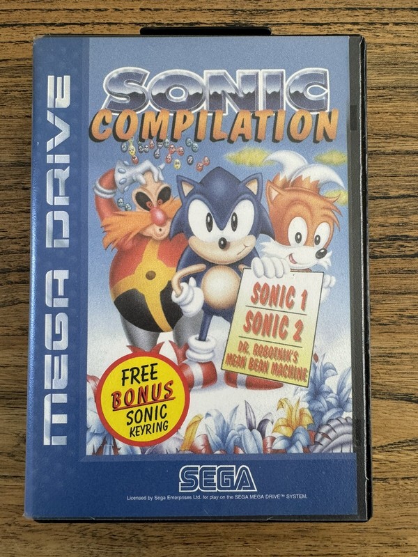 Sonic Compilation Sega Mega Drive With Manual🔥NICE CONDITION🔥