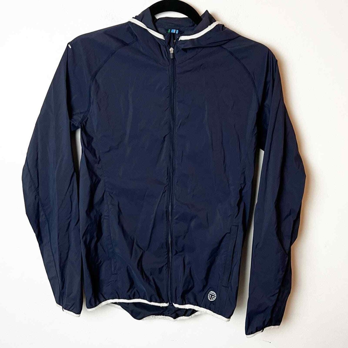 トリースポーツ　ナイロンジャケット SZ XS Tory Sport Blue Nylon Zip Up Jacket | eBay