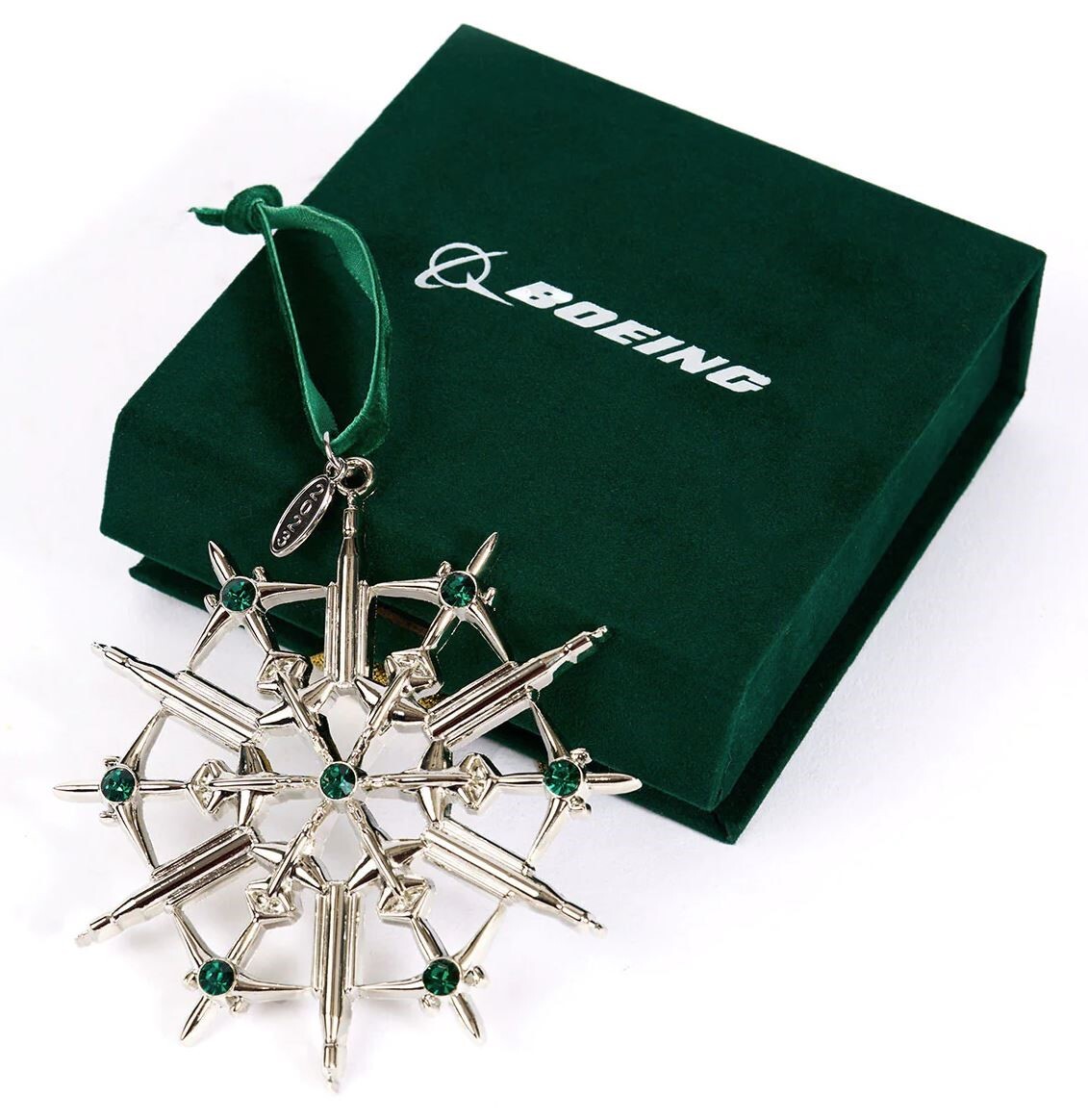 2023 BOEING JET SNOWFLAKE CHRISTMAS ORNAMENT 787 DREAMLINER, T-7A