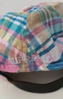 Casquette SS19 Supreme Patchwork Madras S Logo 6 panneaux chapeau multicolore