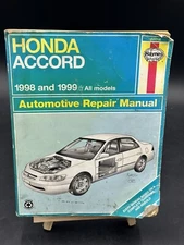 Honda Accord 1998 and 1999 Haynes automotive repair manual #42014 Used