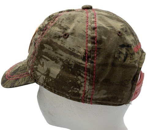 RealTree Camo Hat Cap Pink Embroidered Logo Adjustable Snap Back - Picture 7 of 11