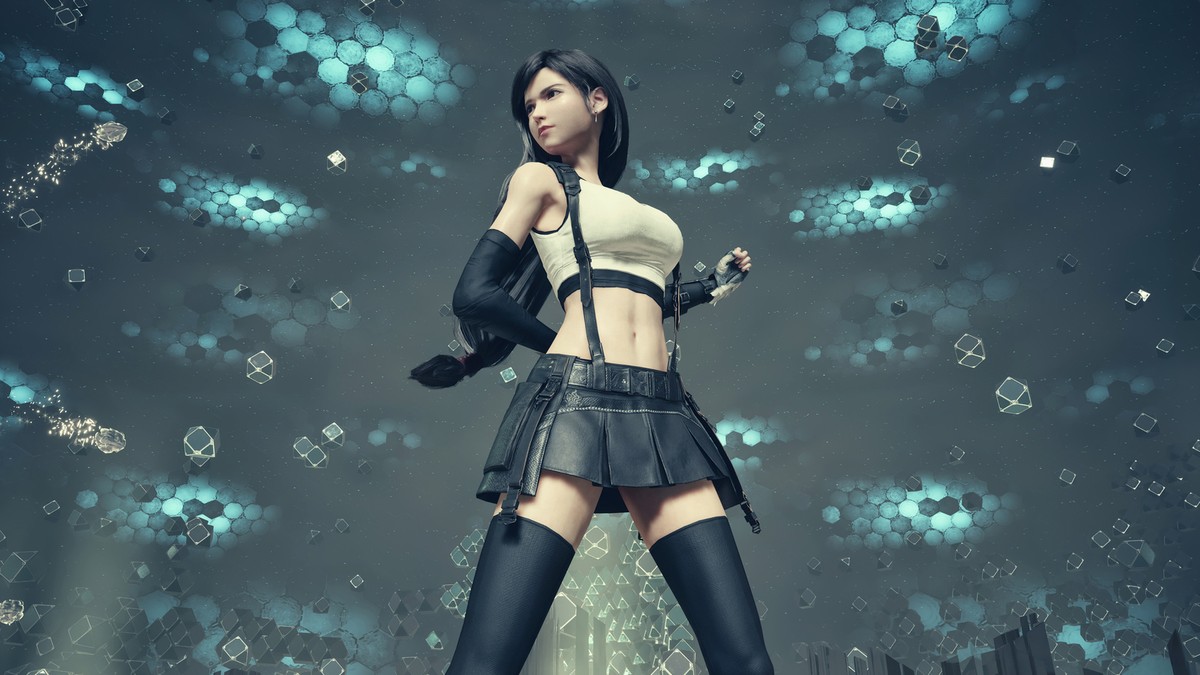 Anime tifa lockhart final fantasy vii vii remake video Playmat