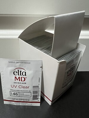 Elta MD UV Clear Untinted 0.07 oz x 40 packets 2.8 Oz total exp 09/2026