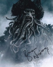 BILL NIGHY signed Autogramm 20x25cm PIRATES OF THE CARIBBEAN in Person autograph