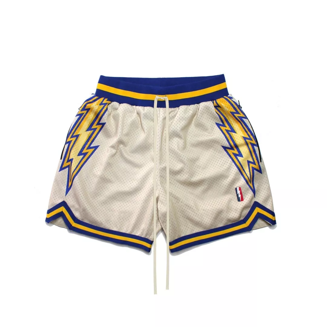 NBA_ Men Basketball Shorts JUST DON Pocket Retro Team Stitched