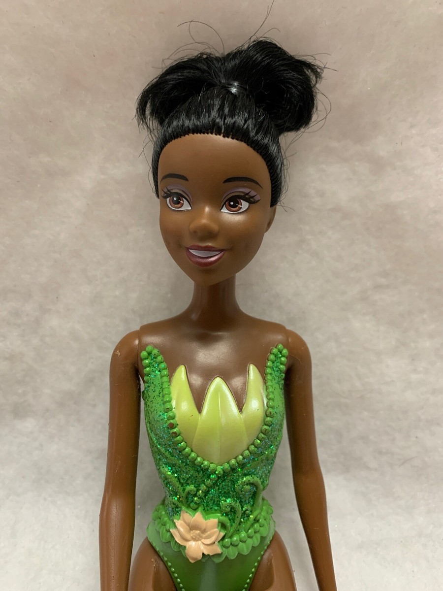 Disney Princess And The Frog Sparkle Princess Tiana Doll Mattel 2013
