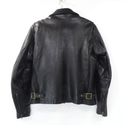 Schott Leather Jacket 643EVS Genuine Liner Black Size 34