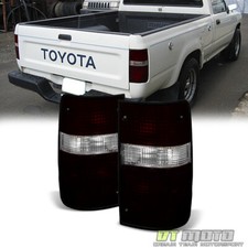 For Red Smoke Factory Style 1989-1995 Toyota Pickup Tail Lights Lamps Leftright