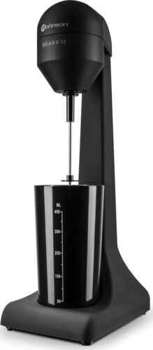 Frappe Mixer Shaker Rohnson Tabletop Milk Frother 100W with 2 Speeds Black - Picture 1 of 7