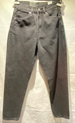 Dr. Denim schwarze retro Nora Black- regular Rise sky High Gr.26 /30 Neu Etikett