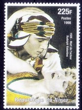 Niger 1998 MNH, 1926 Rudolph Valentino Italian Actor Died of Peritonitis