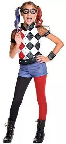 Disfraz de Harley Quinn de superhéroe de Rubie DC mediano 8/10 - Imagen 1 de 3