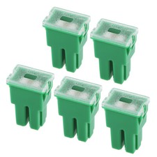 5pcs Automotive Cartridge Fuse 32V 40A Female Terminal Car Truck