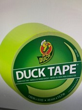 Duck 1.88 in. x 15 yd. Fluorescent Citrus Colored Duct Tape