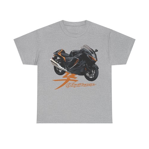 Suzuki Hayabusa Gen 3 Black Japanese Motorcycle T Shirt , Printed in USA