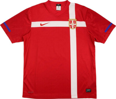 mint SERBIA Србија 2010-11 home football shirt Nike XL jersey
