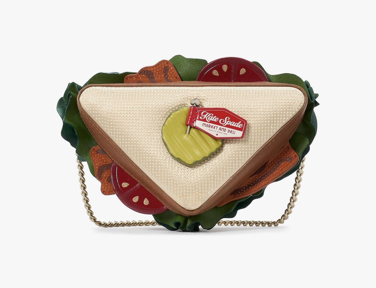 KATE SPADE Glamwich Sandwich Embellished Micro Crossbody Bag