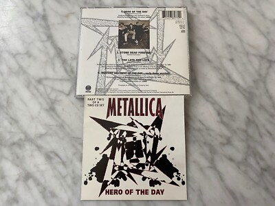 Metallica Hero Of The Day CD Single UK IMPORT Vertigo METCX13 Lars