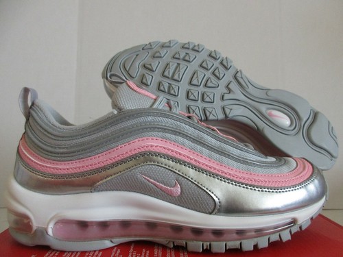 grey and pink air max 97