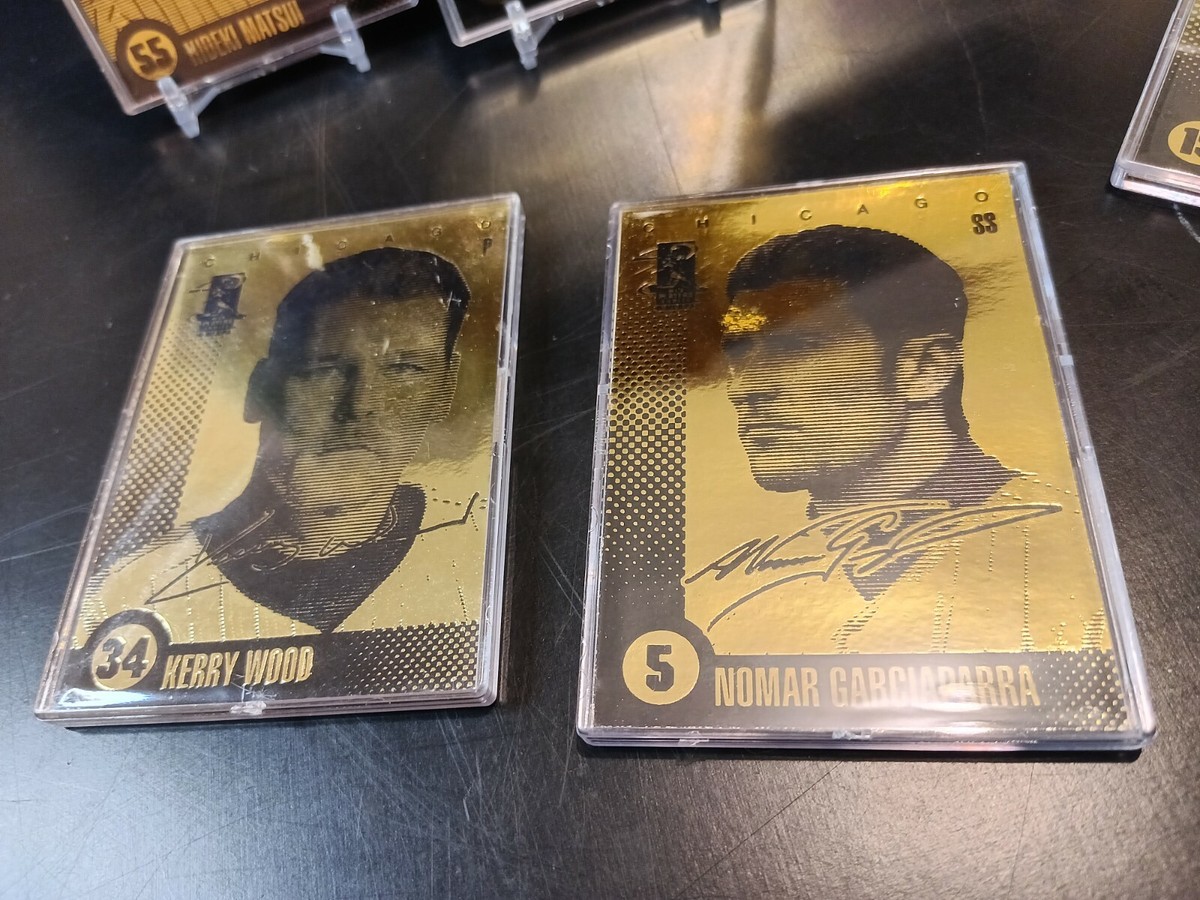 Huge MLB Lote officially licenced LASER LINE GOLD CARD exclusive