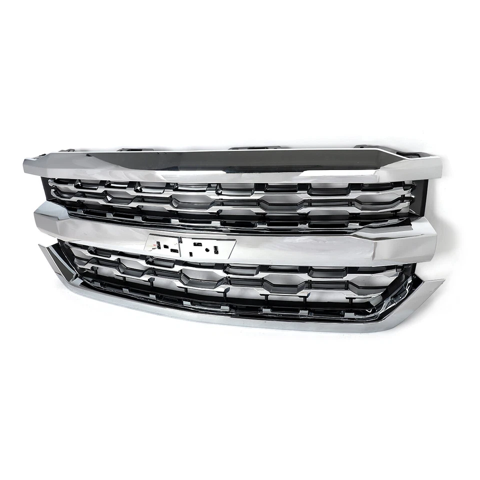 For Chevrolet Silverado 1500 LTZ 2016-2018 Chrome Front Bumper Grille Assembly Foto 4 de 4