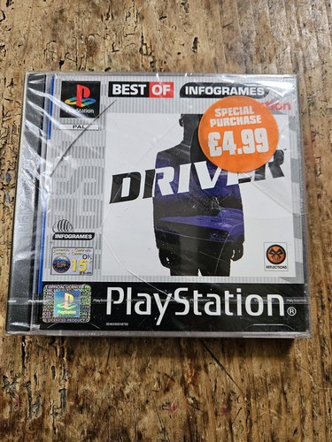 Driver Sony Playstation 1 PS1 Game Video Games PAL New And Factory ...