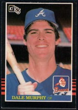 1985 Donruss #66 Dale Murphy NM Near Mint Braves