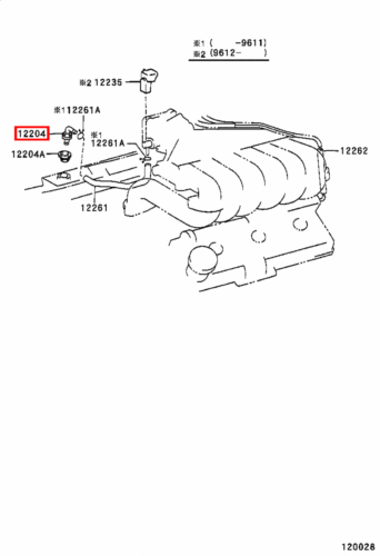 Genuine Toyota Prado 120 90 Series VZJ 5VZ 3.4 Petrol PCV Valve - Picture 12 of 14