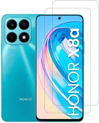 2x Honor X8a Panzerfolie Schutzglas Echt Hart 9H Displayschutz Glas