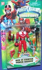 Power Rangers Time Force Red TF Fighter Ranger New Factory Sealed 2001