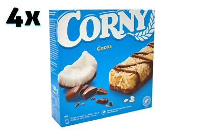 2x/4x boxes genuine CORNY Coconut cereal granola bars   tracked shipping  