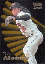 1996 Pinnacle Zenith Baseball Roberto Alomar #18-Orioles-  HOF