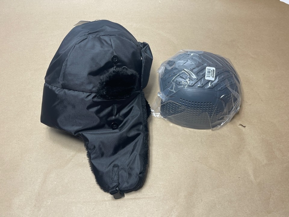 Delta Airlines Classic Trapper Hat Black L/XL N-Ferno 6802Z w/ Hard ...