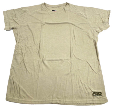 NEW XGO MENS LARGE MIDWEIGHT FIRE RETARDANT S/S T-SHIRT 2F16M DESERT SAND