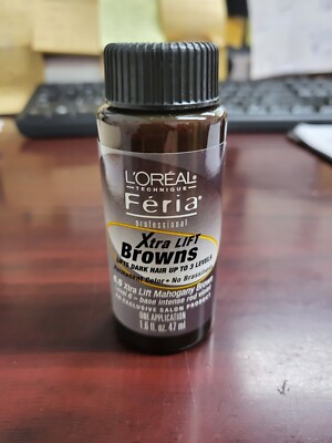LOREAL Feria Xtra Lift Permanent Hair Color Liquid (Choose Your Color)