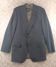 Polo University Club Ralph Lauren Blazer Mens 42 R Black Wool Sport Made in USA