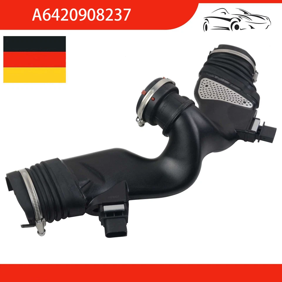 Für Mercedes-Benz V6 OM642 Ansaugrohr Reinluftkanal Luftmassenmesser A6420908237 - Bild 3 von 4