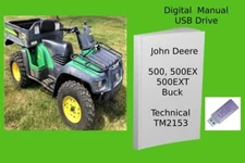 John Deere 500  500EX  500EXT Buck Utility ATV Technical Manual See Description