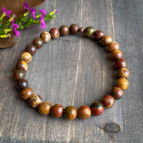 4mm-10mm Natural Gemstone Beaded Stretch Bracelet Crystal Healing Reiki Gifts - Picture 241 of 440