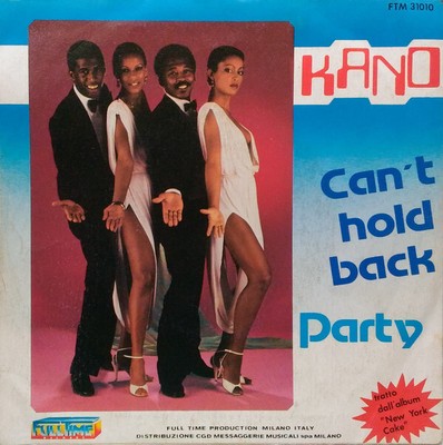 Kano - Can't Hold Back / Party (7'')